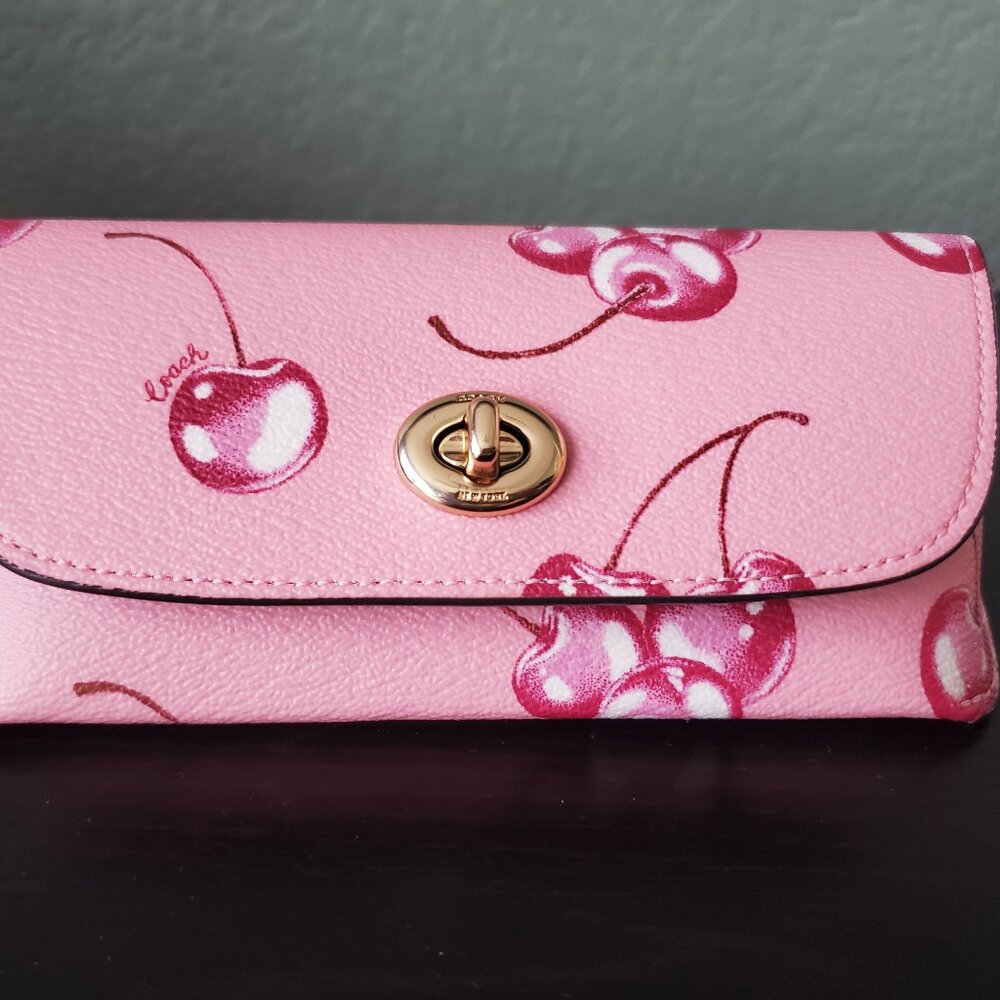 Coach Cherry Glasses Case